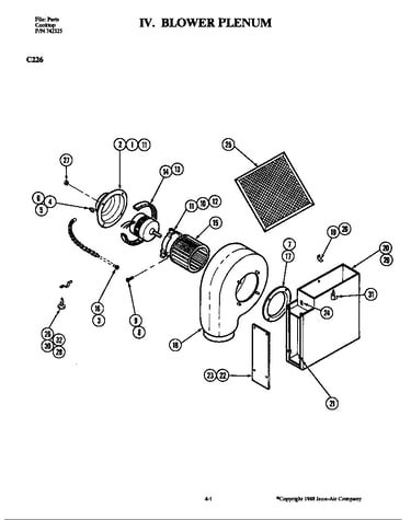 Blower plenum (c226)
