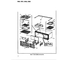 Jenn-Air 2538 basic assemblies & loose parts diagram