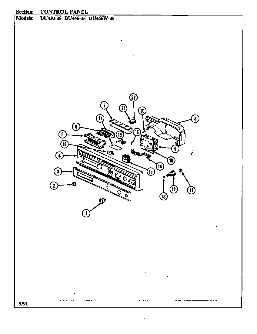 Control panel