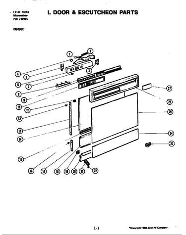 Door & escutcheon