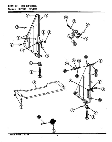 Tub support