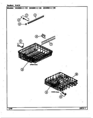 Rack (dw489wc119,129,139) (dw489wc119) (dw489wc129) (dw489wc139)