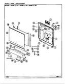 Door & escutcheon (dw489c119) (dw489c129) (dw489c139)