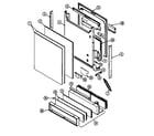 Jenn-Air DW760S door (dw760b) (dw760b-can) (dw760w) (dw760w-can) diagram