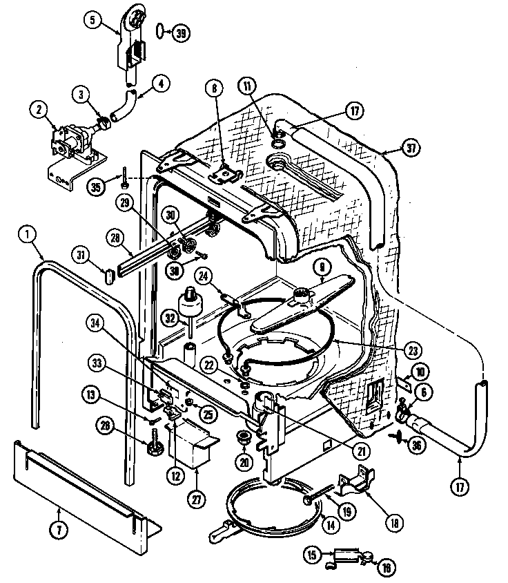 TUB (DW760B) (DW760B-CAN) (DW760W) (DW760W-CAN)