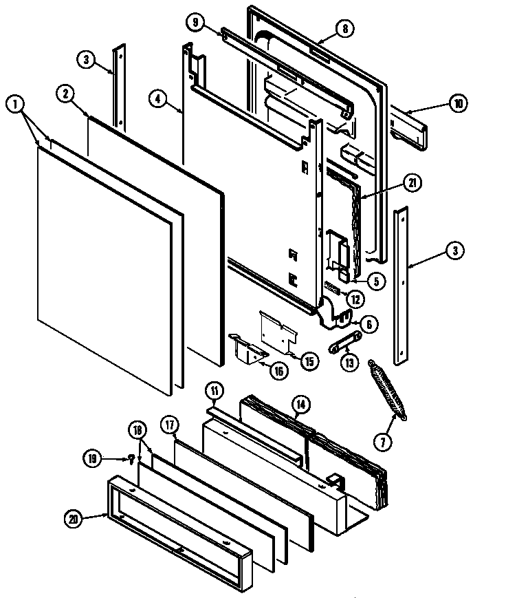 DOOR (DW760S) (DW760S)