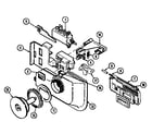 Jenn-Air DW760S rinse aid & soap dispenser (dw760s) (dw760s) diagram