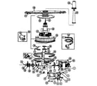 Jenn-Air DW960W pump assembly diagram