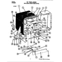 Jenn-Air DU490 tub assembly diagram