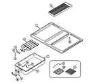 Jenn-Air C238B-C top assembly diagram