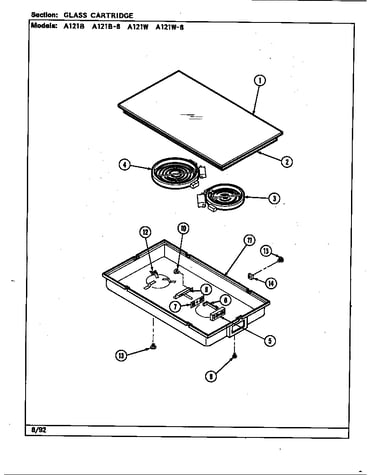 Glass cartridge