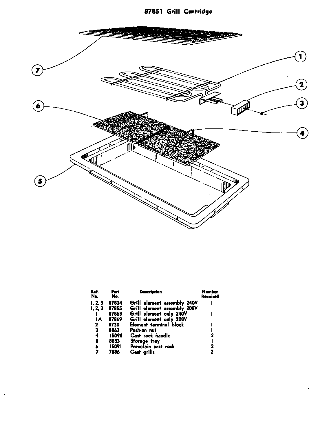 Grill cartridge