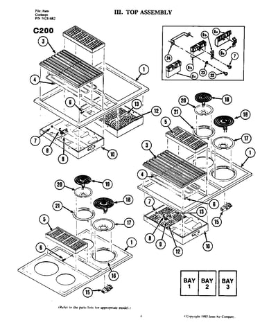 Top assembly