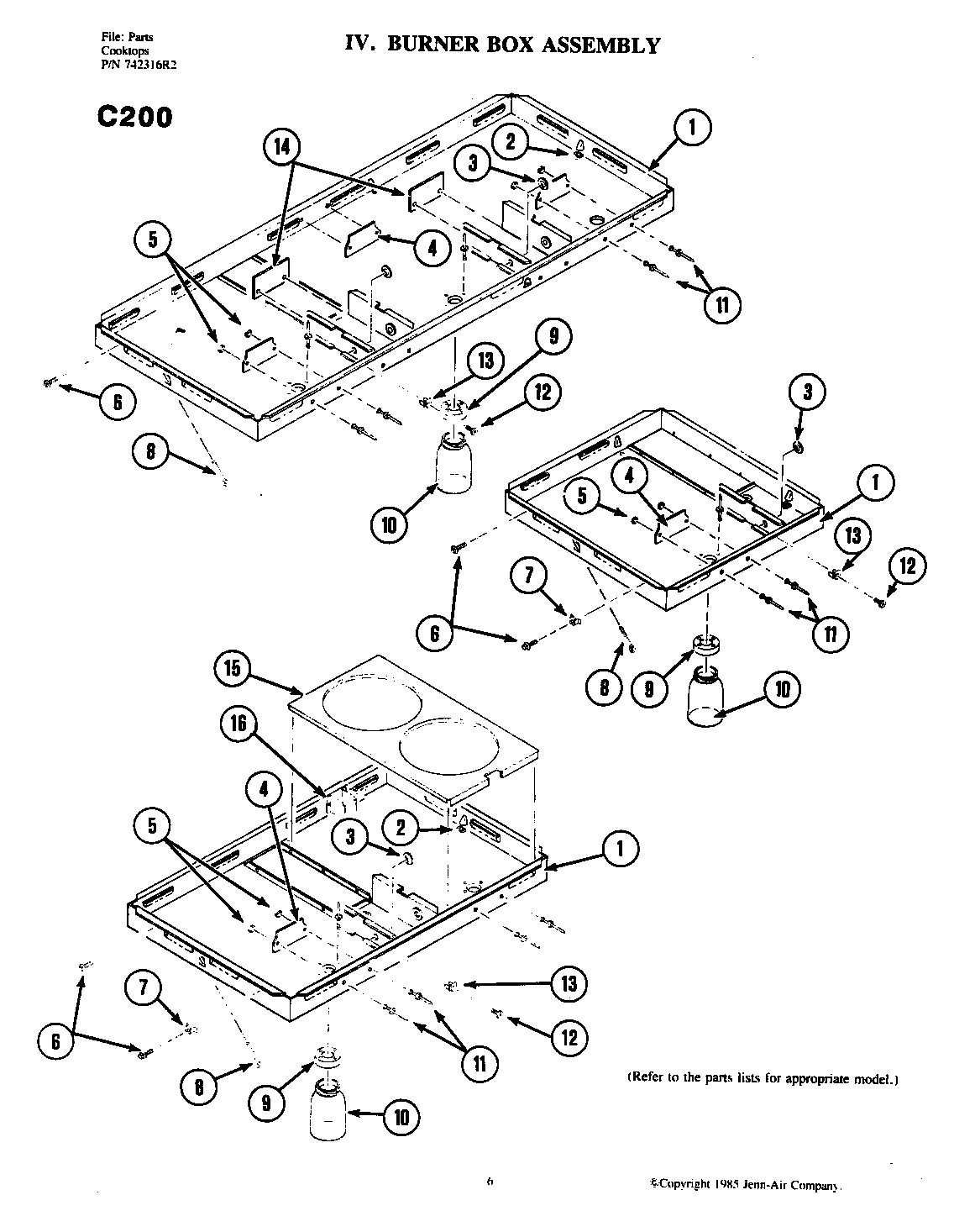 Burner box assembly