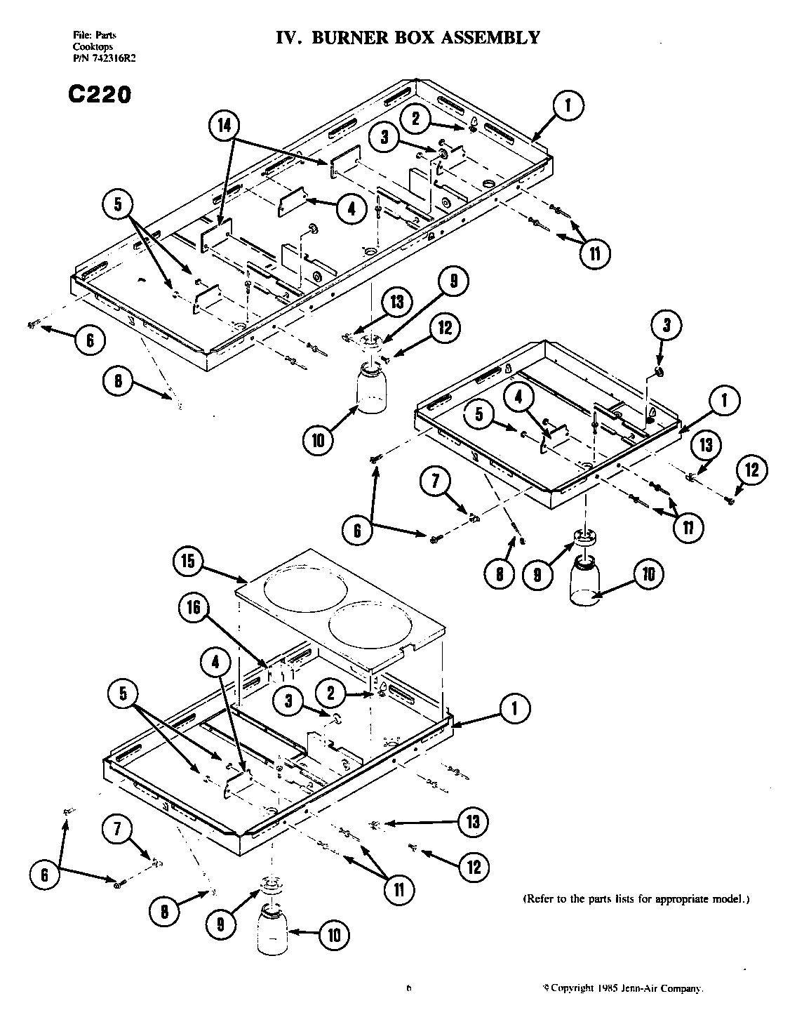 Burner box assembly
