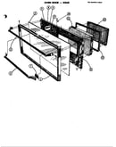 Oven door (solid) (4760) (4770) (88168) (88169)