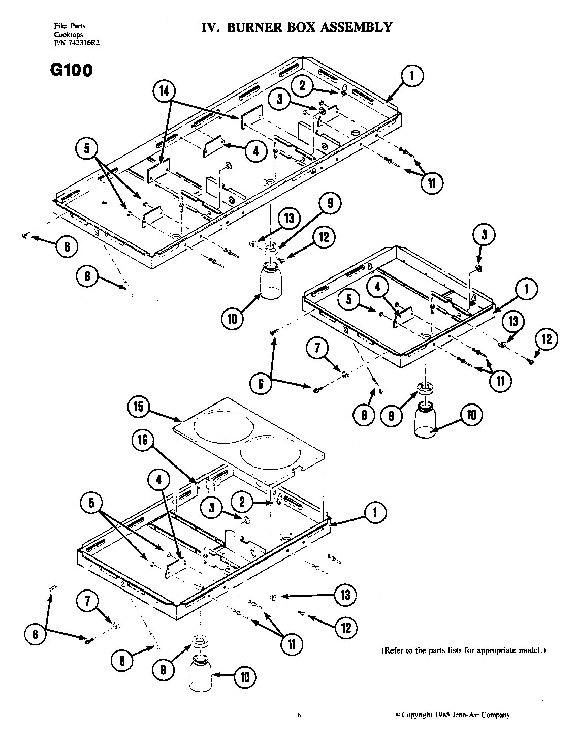 BURNER BOX ASSEMBLY