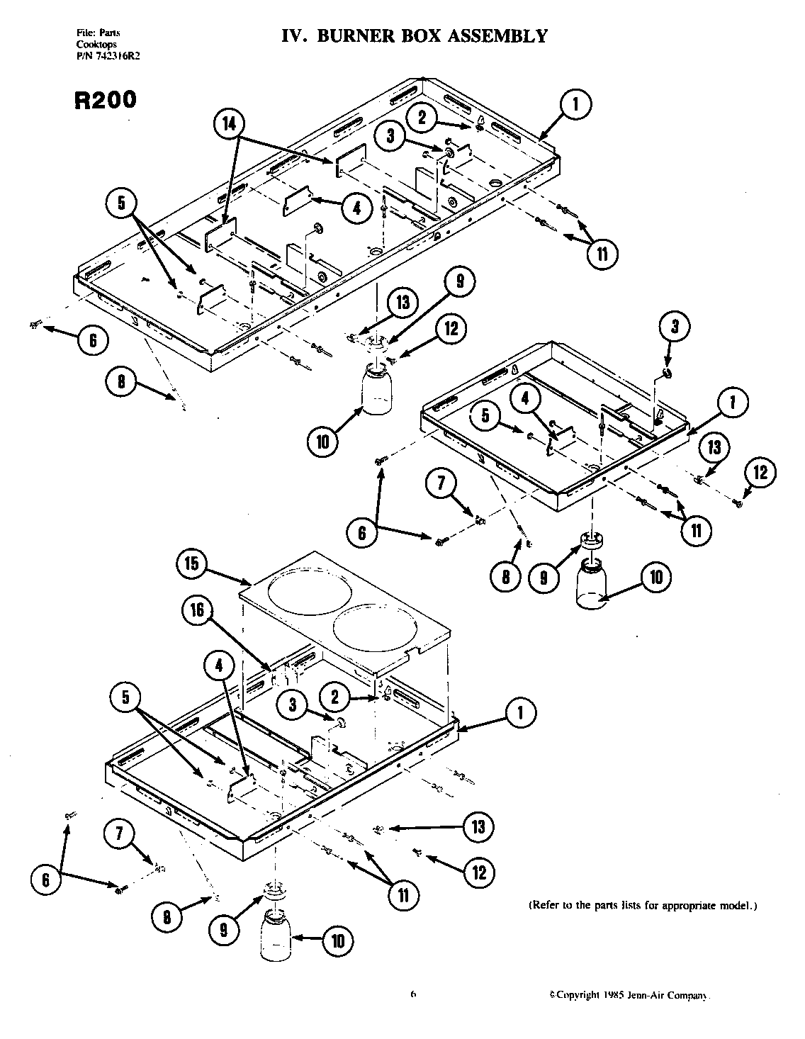 BURNER BOX ASSEMBLY