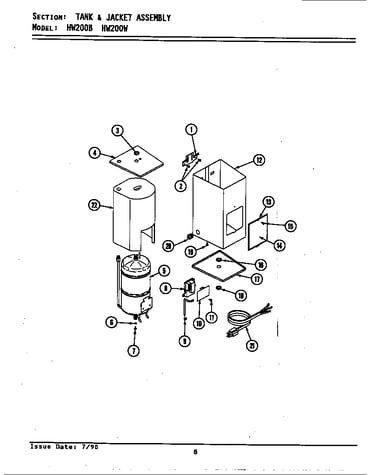 Tank & jacket assembly