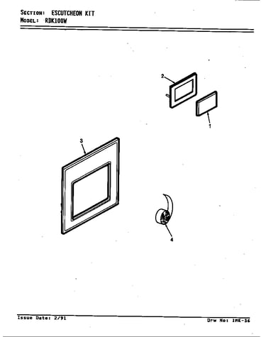 Escutcheon kit