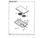 Jenn-Air A125B glass cartridge diagram