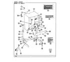 Jenn-Air LSE2700W cabinet diagram