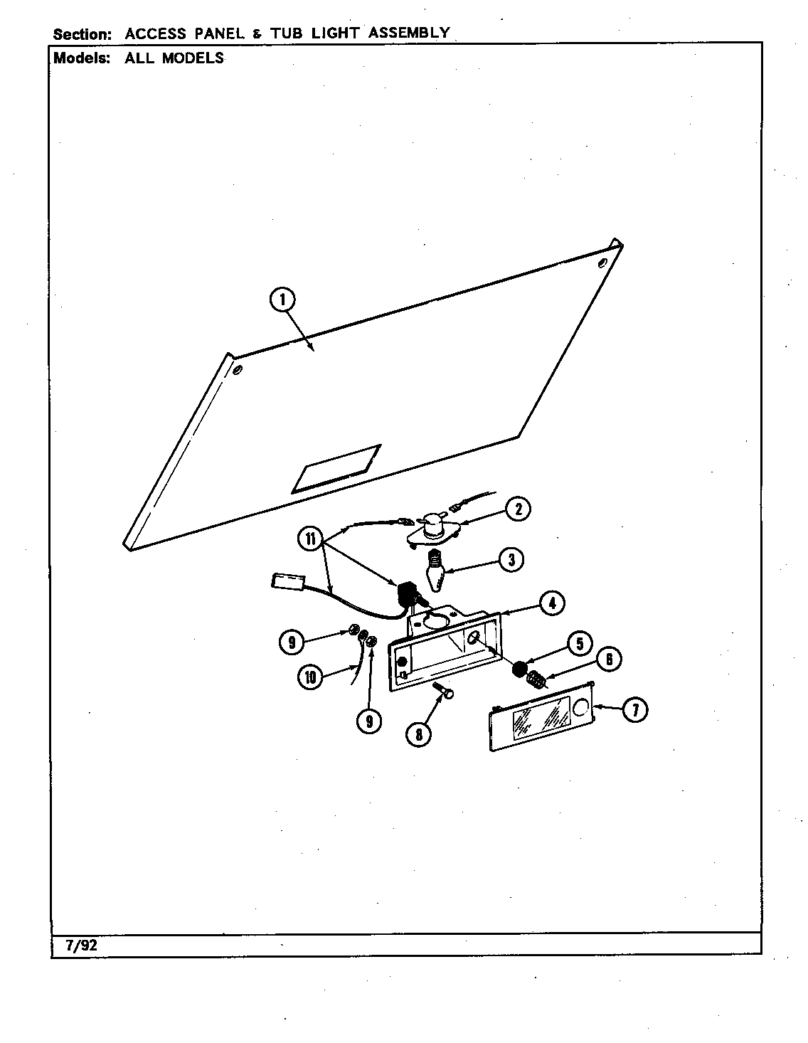 Access panel assembly
