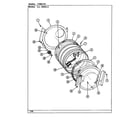 Jenn-Air LSE2700W-8 tumbler diagram