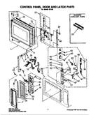 Control panel, door & latch
