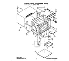 Jenn-Air M140 cabinet assembly diagram