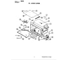 Jenn-Air M400 oven liner diagram