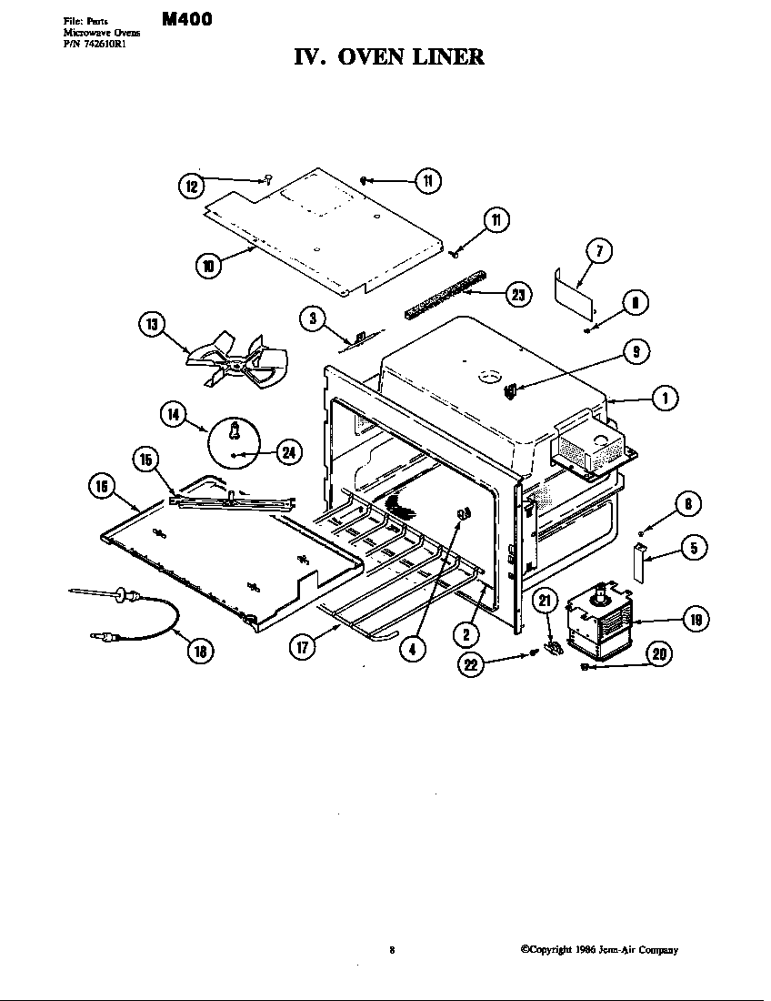 Oven liner