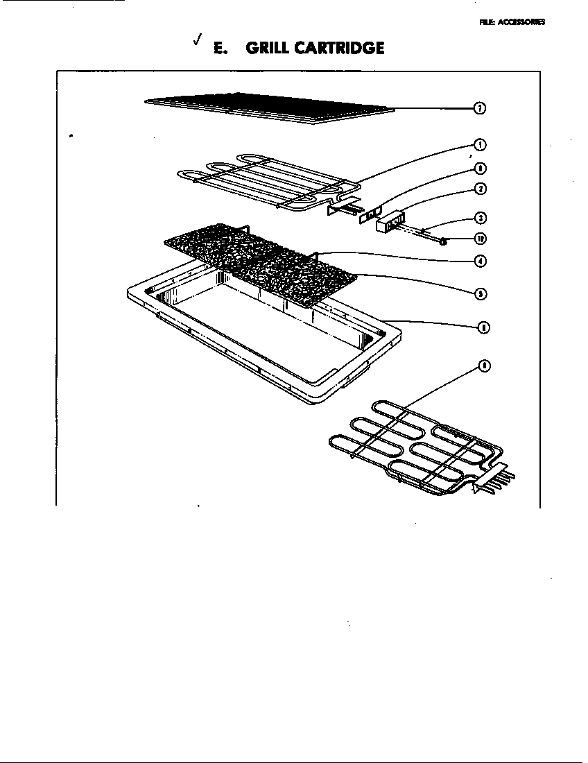 Grill cartridge