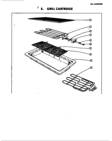 Grill cartridge