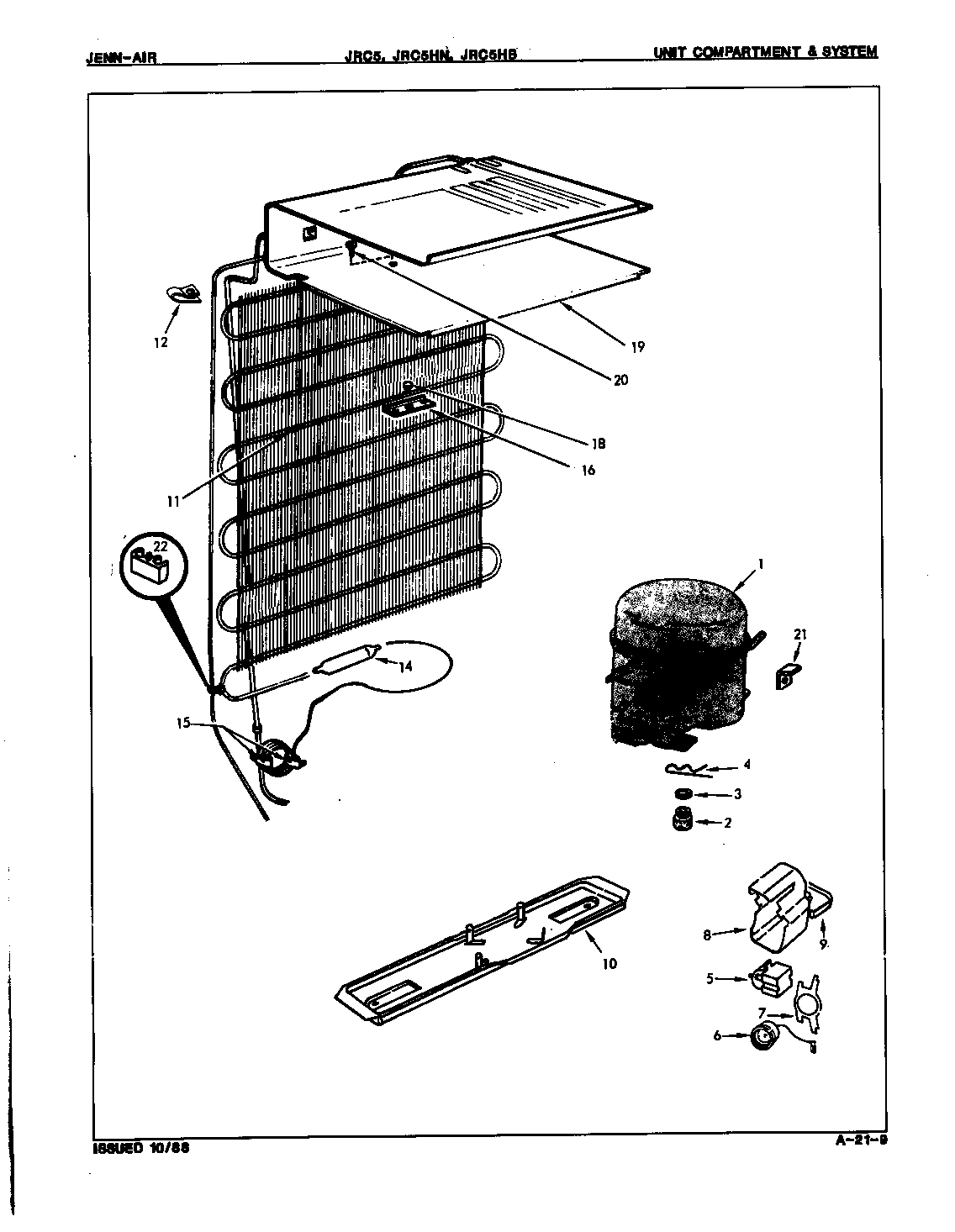 Unit compartment & system