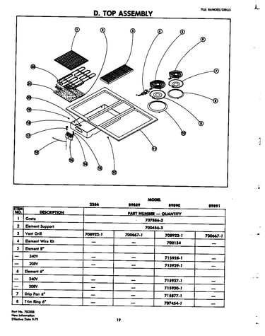 Top assembly