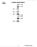 Installation parts