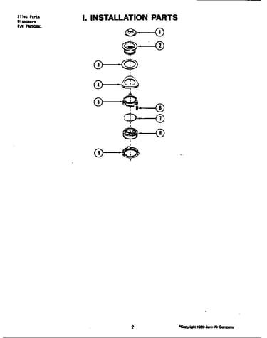 Installation parts