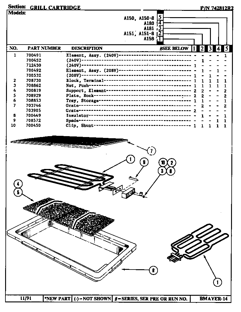 Grill cartridge
