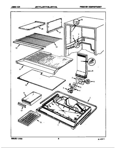 Freezer compartment