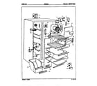 Jenn-Air JRSD245/9Q25A freezer compartment diagram