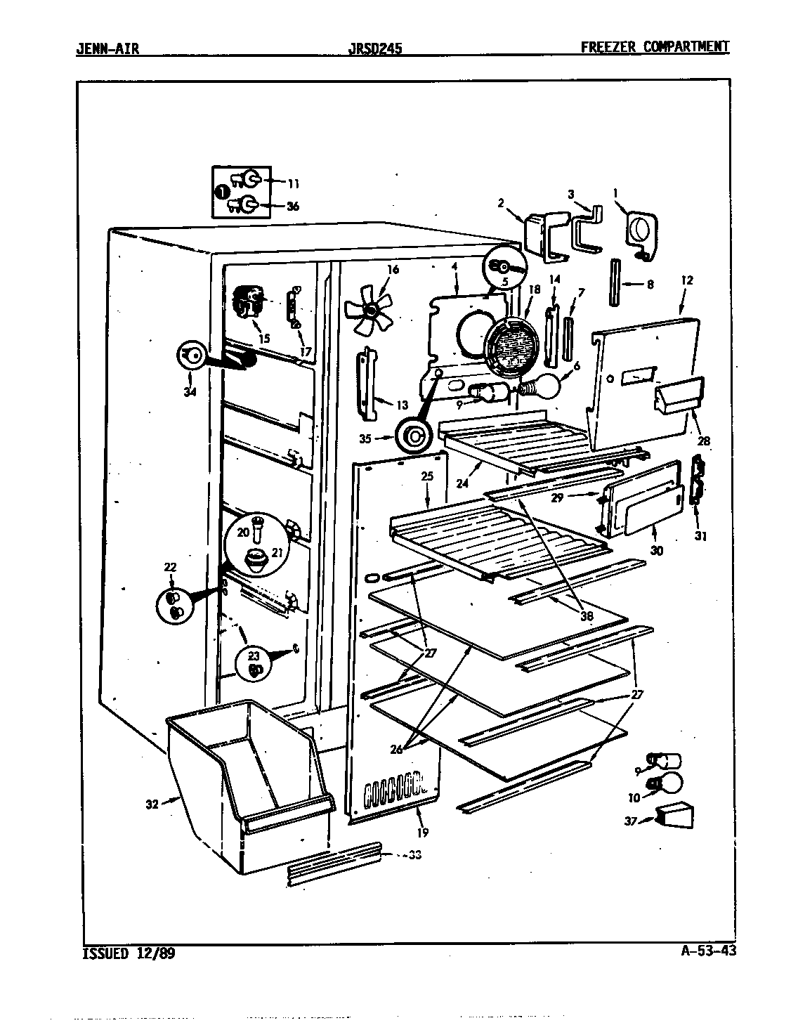 Freezer compartment