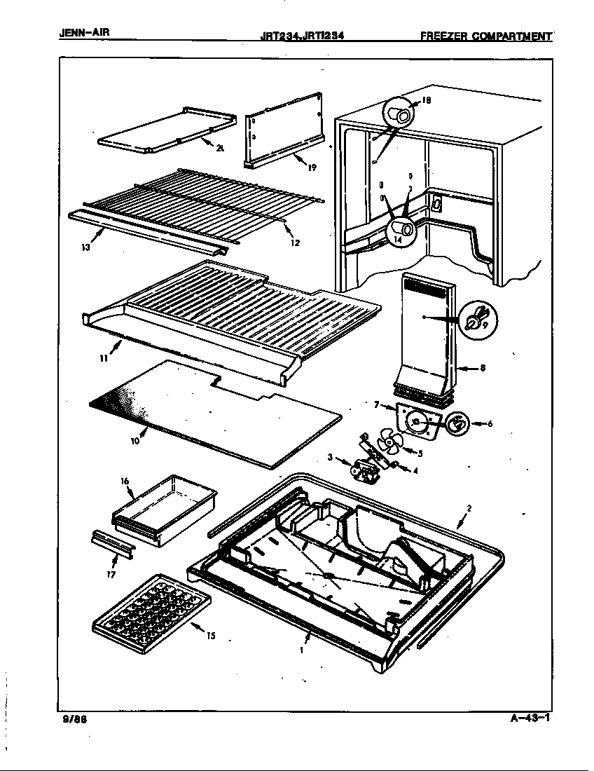 Freezer compartment