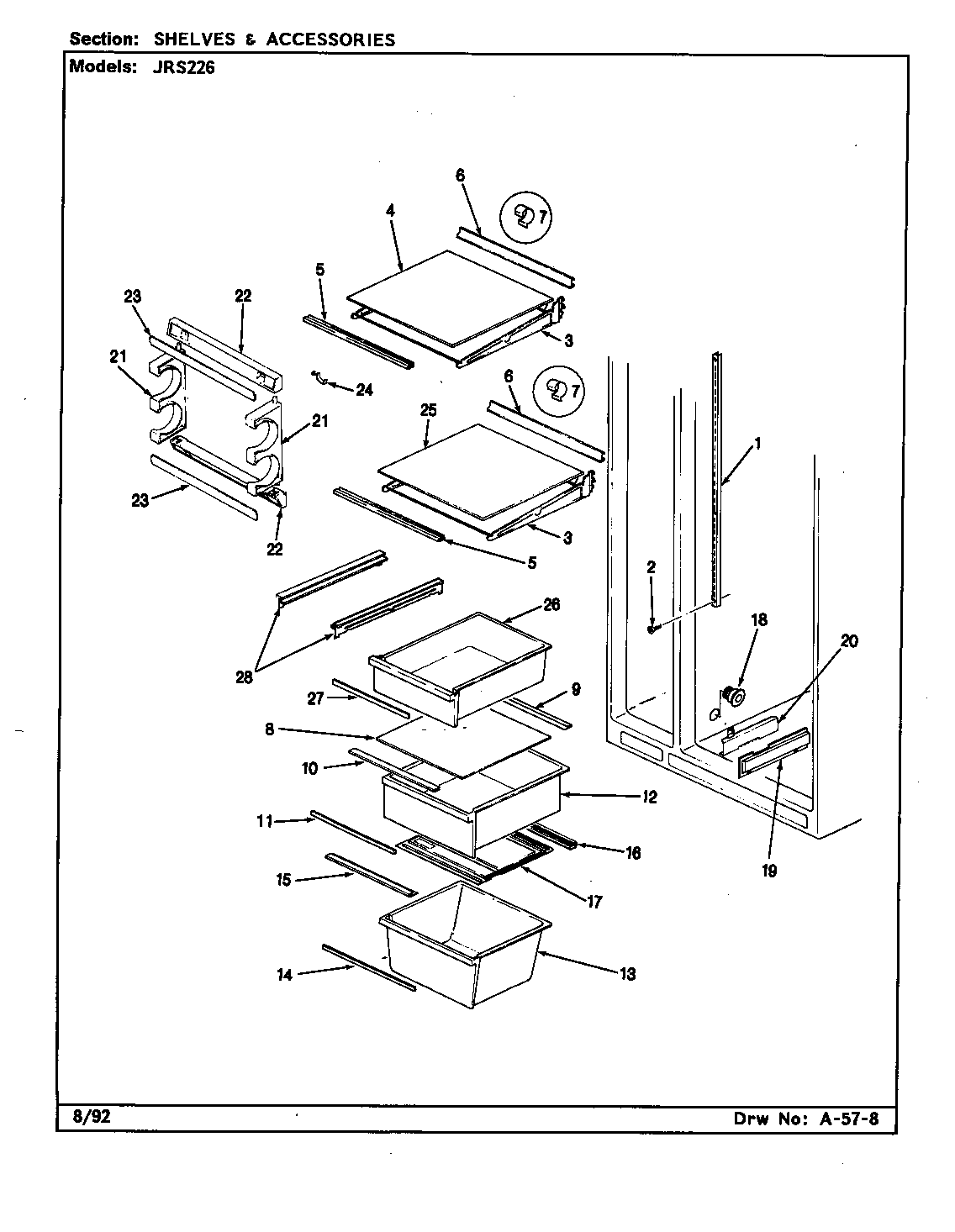 Shelves & accessories