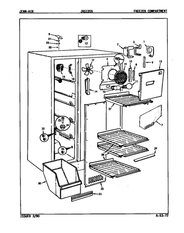 Freezer compartment