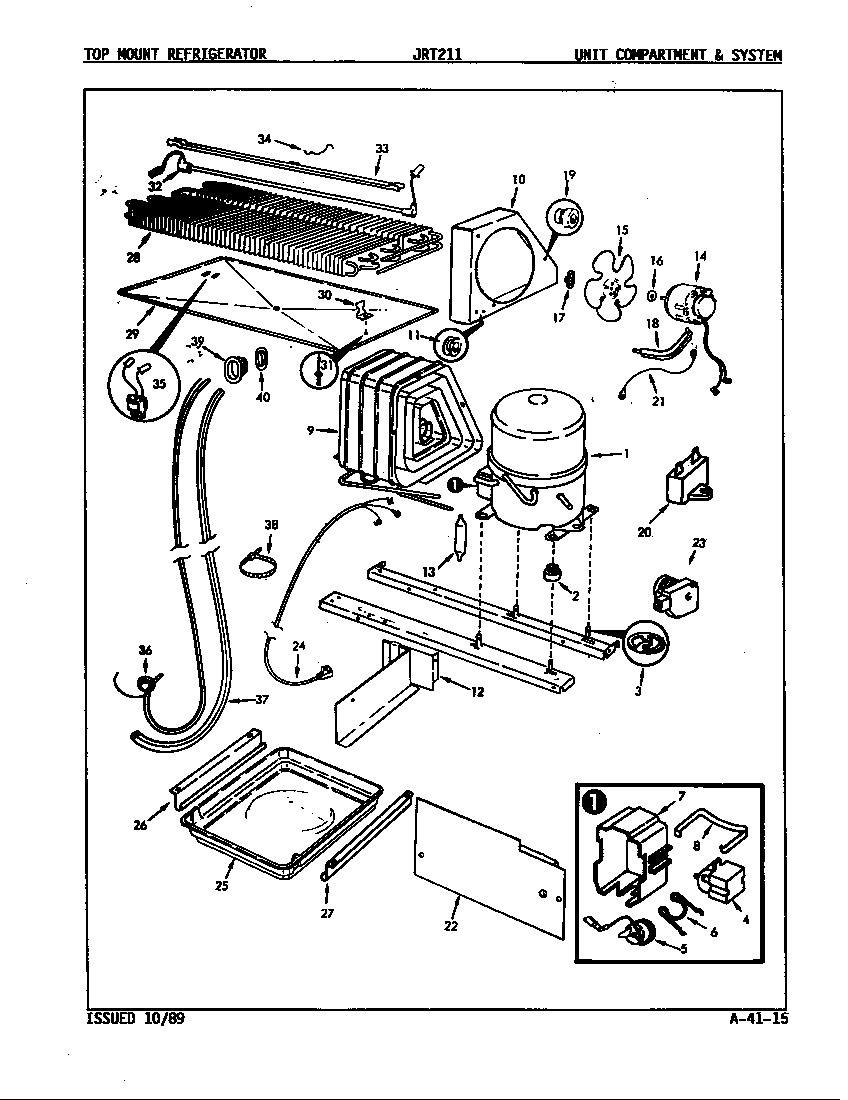 Unit compartment & system