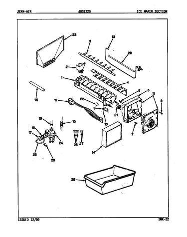 Ice maker section