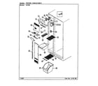 Jenn-Air JRS205W/DQ02A freezer compartment diagram