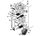 Jenn-Air JRS227B/DQ21A freezer compartment diagram