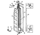 Jenn-Air JRS227W/DQ22A freezer door diagram